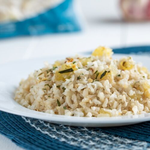Arroz Integral com Queijo Fresco (100g)
