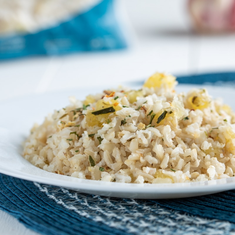 Arroz Integral com Queijo Fresco (100g)