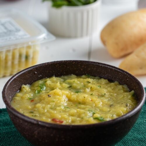 Caldo Cremoso de Mandioquinha com Couve Manteiga (400g)